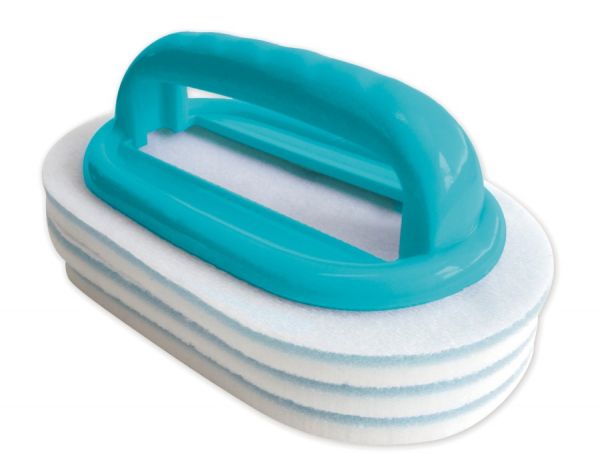 Bayrol Handbürste mit austauschbaren Reinigungspads