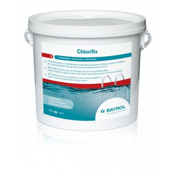 Chlorifix 5kg schnellösliches Chlorgranulat "Fass aus Kunststoff"